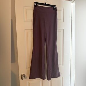 Old Navy Women's Purple High-Waisted Flare Leggings